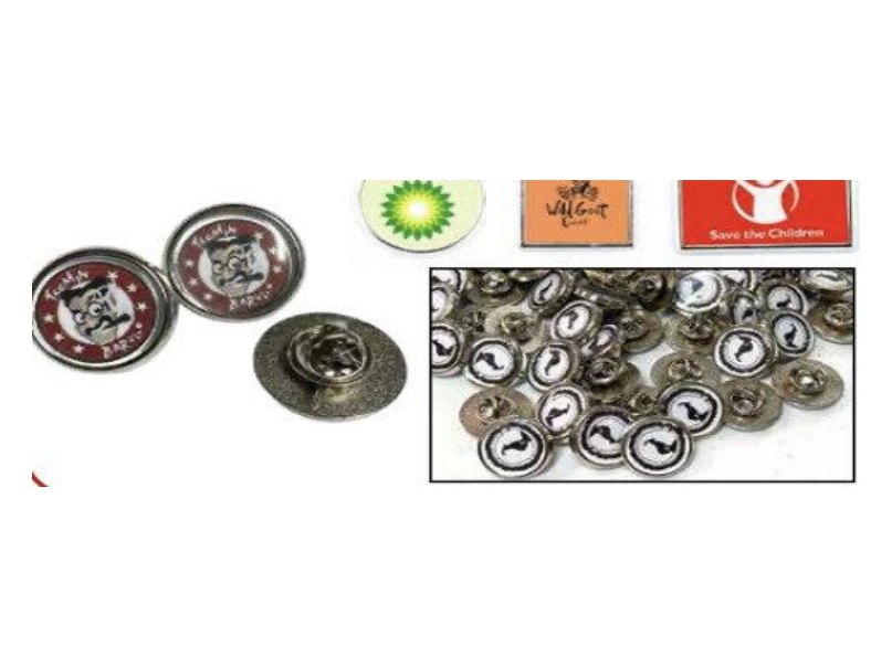Pins metálicos personalizado con logo de empresa