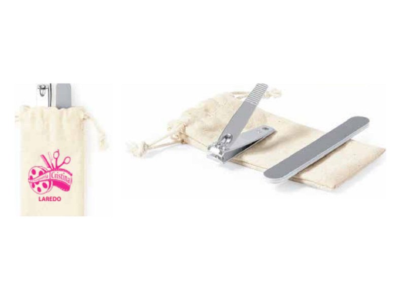Set de manicura básico personalizado con logo de empresa