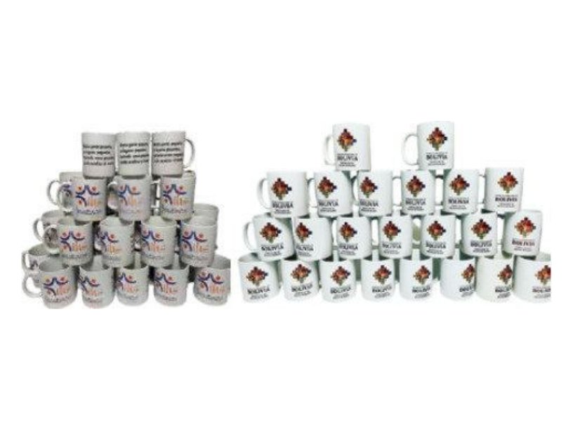 Tazas de cerámica de 350 ml personalizado con logo de empresa