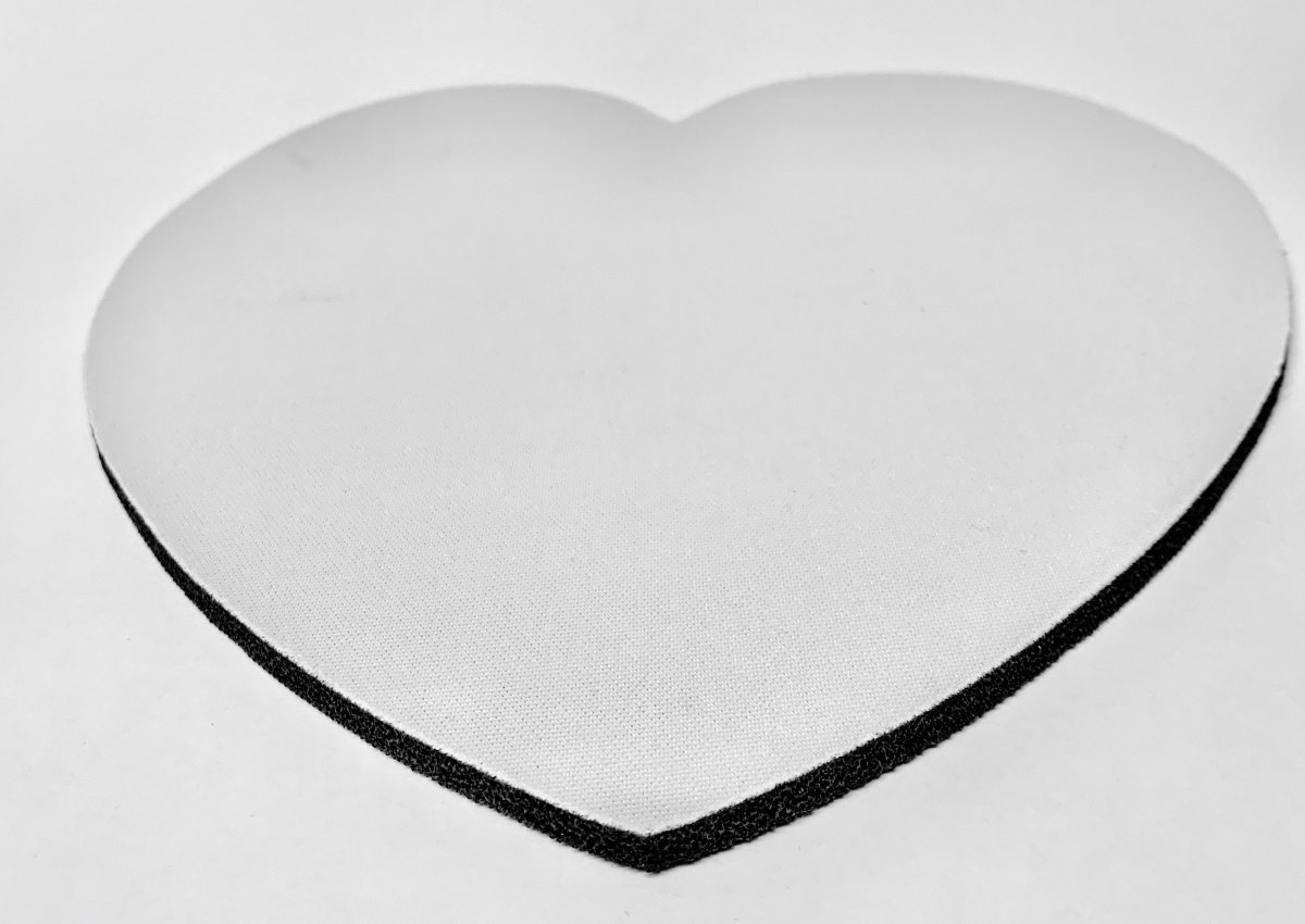 Alfombrilla de ratón "corazón" personalizable
