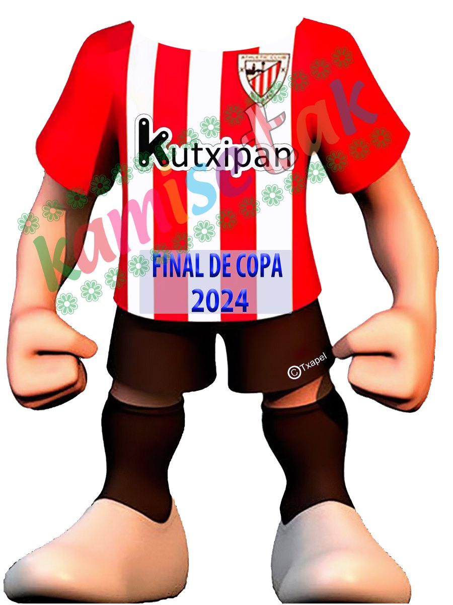 Camiseta conmemorativa de la Final de Copa 2024 del Athletic de Bilbao: "Kutxipan"