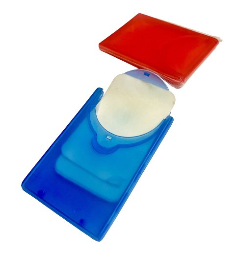 Estuche con láminas de jabón