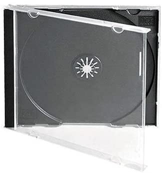 Caja transparente de plástico para CD ó DVD