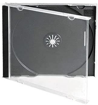 Caja transparente de plástico para CD ó DVD
