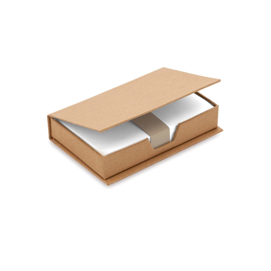 Estuche porta notas de cartón reciclado