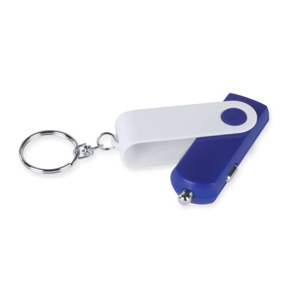 Llavero cargador USB de coche