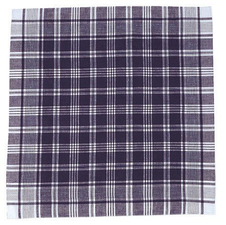 Pañuelo de fiestas cuadriculado azul y blanco