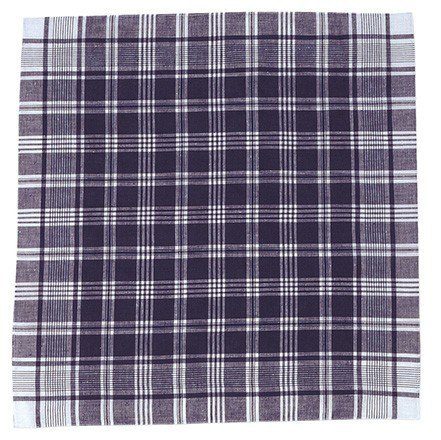 Pañuelo de fiestas cuadriculado azul y blanco