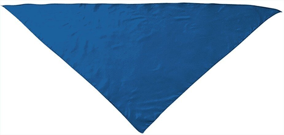 Pañuelo de fiestas triangular de color azul