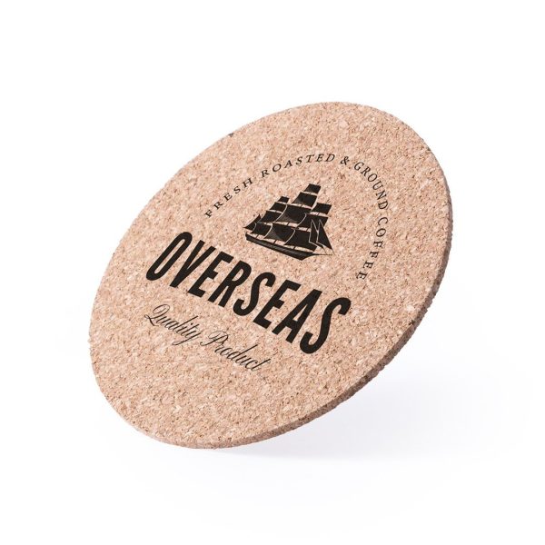 Posavasos de corcho personalizado