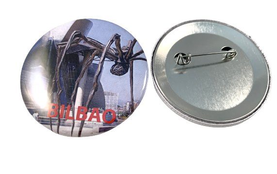 Souvenir chapas Bilbao (Maman)