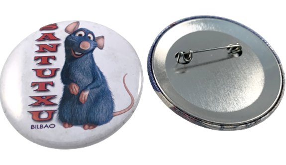 Souvenir chapas Bilbao (Santutxu 1)