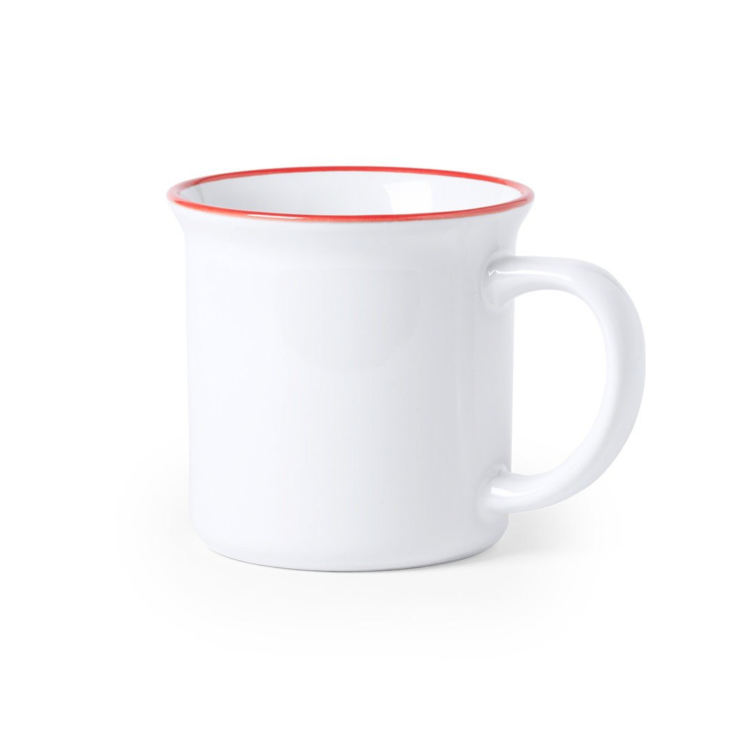 Taza de cerámica "Vintage" personalizable, de 300 ml